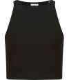 SM106 SF Clothing Kids Cropped Top Black colour image